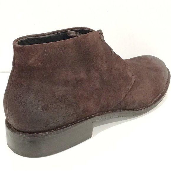 Calvin Klein Earle Oiled Suede Ankle Boots Mens 12 main image 4